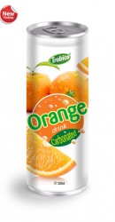 Carbonated Orange drink alu can 330ml